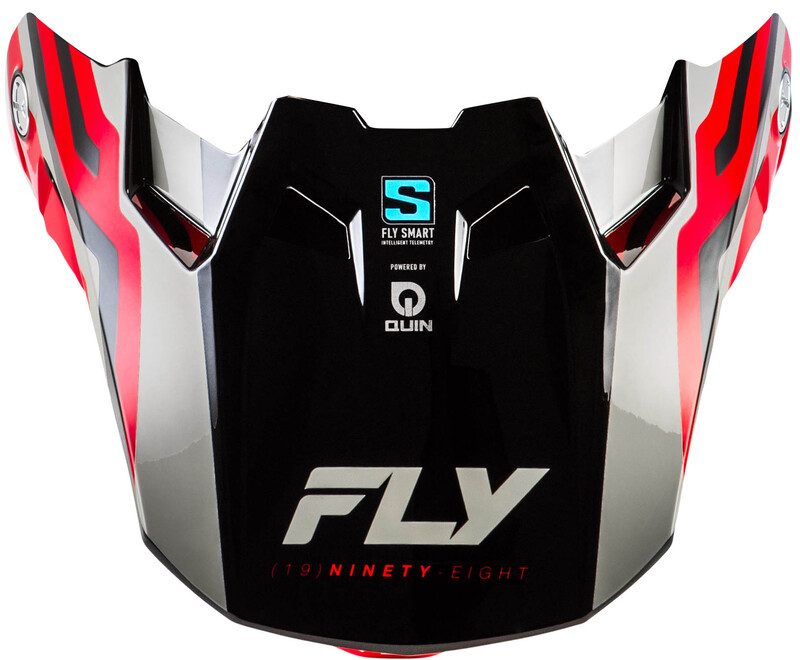 visière fly racing formula s carbon byte red carbon/rouge/gris visière fly racing formula s carbon byte red carbon/rouge/gris