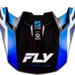 visière fly racing formula s carbon byte blue carbon/bleu/blanc