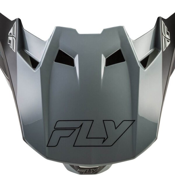 visière fly racing formula cc glide gris/gris clair/noir