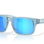 lunettes de soleil oakley holbrook xxs transparent stonewash verres prizm sapphire