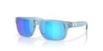 lunettes de soleil oakley holbrook xxs transparent stonewash verres prizm sapphire