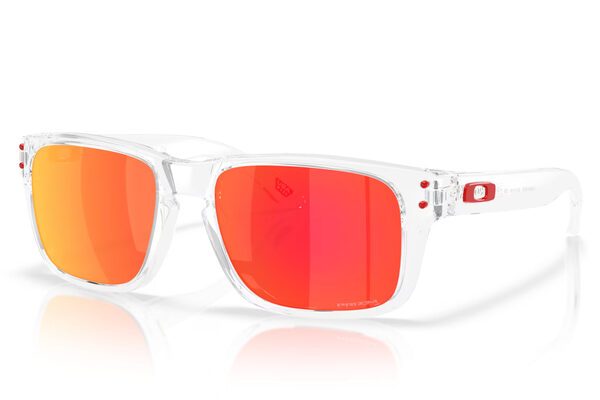 lunettes de soleil oakley holbrook xxs clair verres prizm ruby