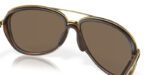 lunettes de soleil oakley split time brown tortoise verres prizm rose gold polarized