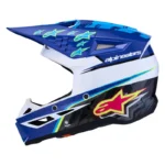 casque enfant alpinestars sm3 falcon 2027 bleu/noir/rose