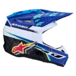 casque enfant alpinestars sm3 falcon 2027 bleu/noir/rose