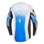 maillot alpinestars fluid drag 2027 gris/lilas/bleu